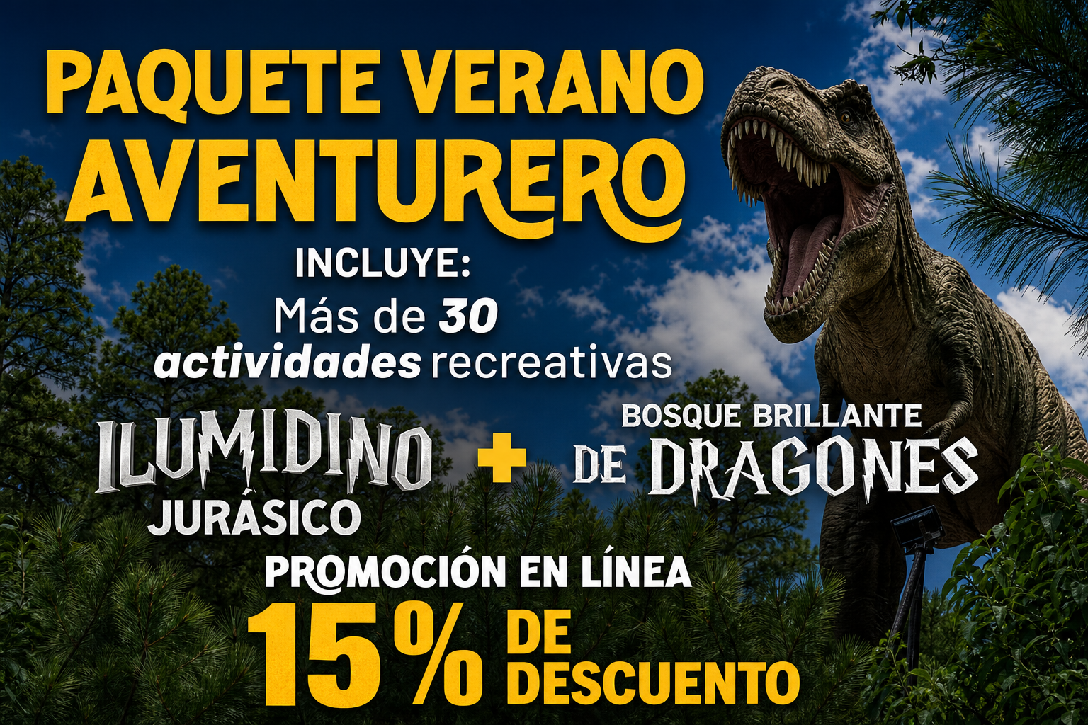 Paquete Volcanic + Ilumidino